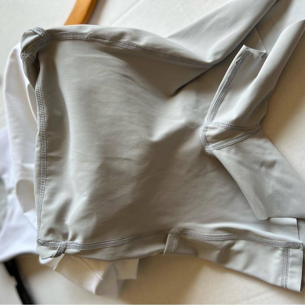 Spanx Get Moving White Mini Dress Zip Front Size XS - Picture 12 of 13